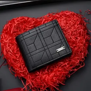 Men's PU Leather Wallet, Business Minimalist Bifold, Durable Bifold Wallet, Large Capacity Multi-Card Slots, Ideal Gift for Men, Great New Year Gift, Perfect Valentine's Day Present