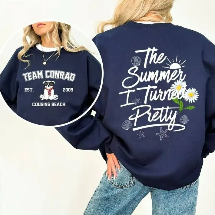 Two Side Team Conrad Shirt, TSITP SweatShirt, TSITP merch, Cousins Beach Tee, The Summer I Turned Pretty Shirt, Vintage Collection, Movie Shirt