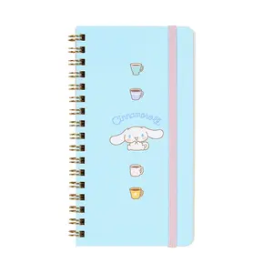Cinnamoroll Slim Spiral Notebook (Elastic Closure)