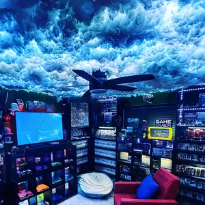 16.4FT Giant Cloud Shaped LED Light - Color-Changing, Music Rhythm Sync, App Controlled, Party Ambiance Creator with Wall Mounting Option-87