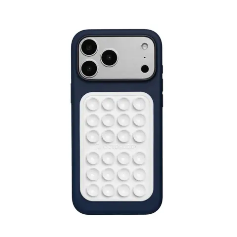 OCTOBUDDY MAX Original Silicone Stick-On Adhesive Suction Adjustable Cellphone Holder - Extra-Strong Mobile Grip, Creator-Focused, for Mirrors/Showers, Most Smartphone Devices, Filming/Daily Use, Wash-Rinse Restore Accessory