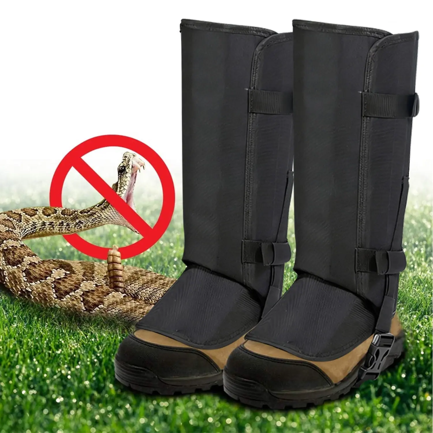HOMEYA Anti-Bite Snake Guards Adjustable Snake Proof Gaiters Leggings Protective for Hunting Outdoor Working