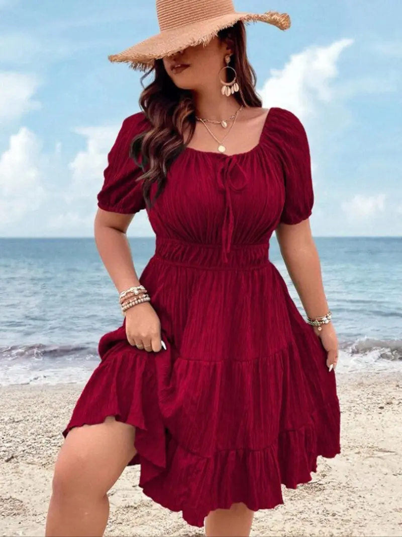red dresses for plus sized women - TikTok Shop red dresses for plus sized women - TikTok Shop