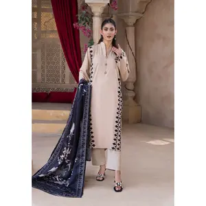 Dhanak Winter by Raniyah DWR4 WOMEN DRESS