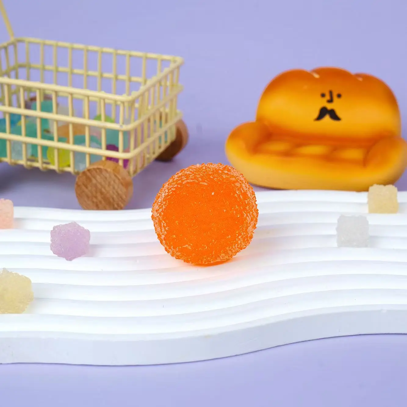 Mini Orange (Slush Feel,Crunchy Sound)