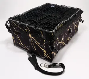 Garage21 Trunk Organizer with Mesh Lid and Fasteners