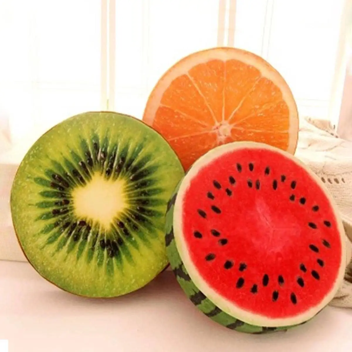 Cute Fruit Design Throw Pillow, 1 Count Soft Comfortable Sofa Pillow, Home Decor Sofa Accessories