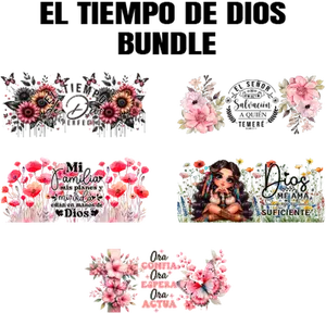 EL TIEMPO DE DIOS UV DTF BUNDLE