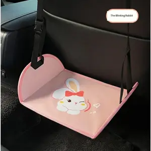 Car Foot Rest for Kids Back Seat Support Leg Rest Cushion Foldable Travel Essential Child Comfort Long Ride Must Have Cozy