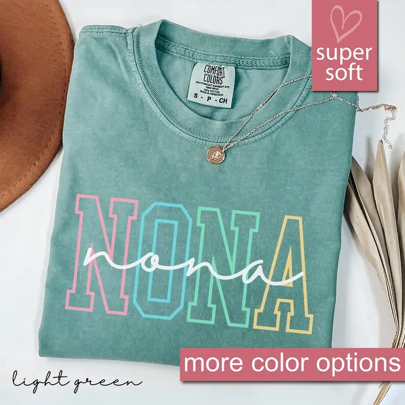 Comfort Colors® Nona Shirt, Nona T-Shirt, Nona Tee, , Grandma Gift, Grandmother Shirt