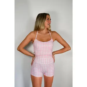 Pivot Gingham Tank - Pink