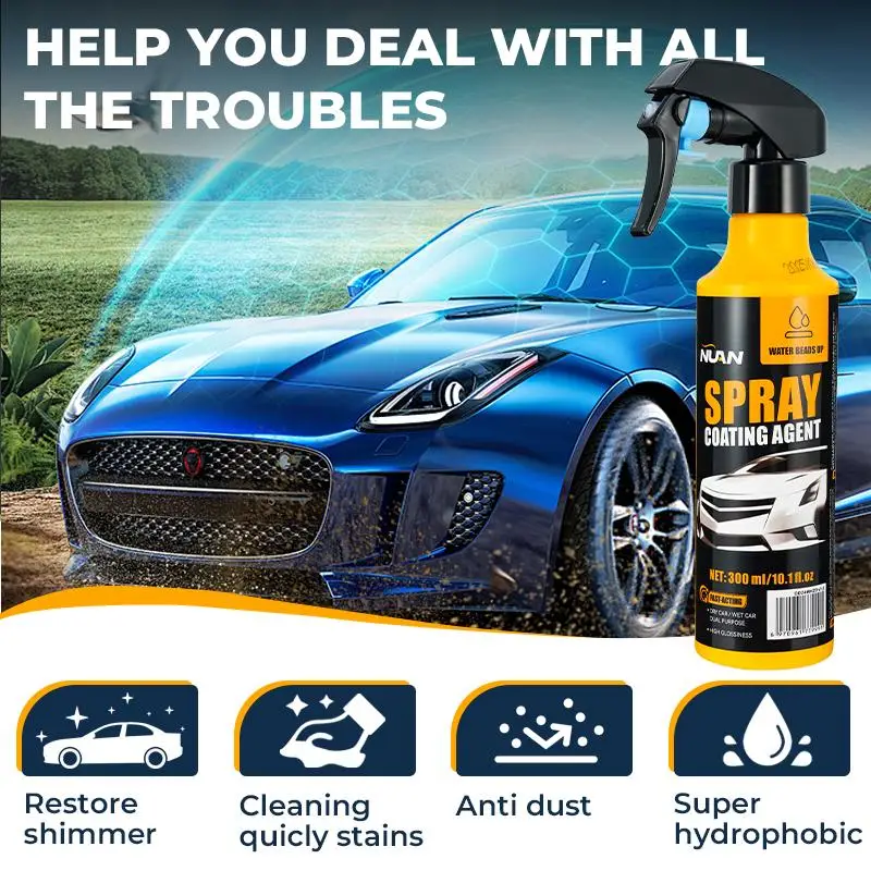 Spray-On Nano Coating for Cars – Achieve High Gloss & Durable Scratch Protection in Seconds