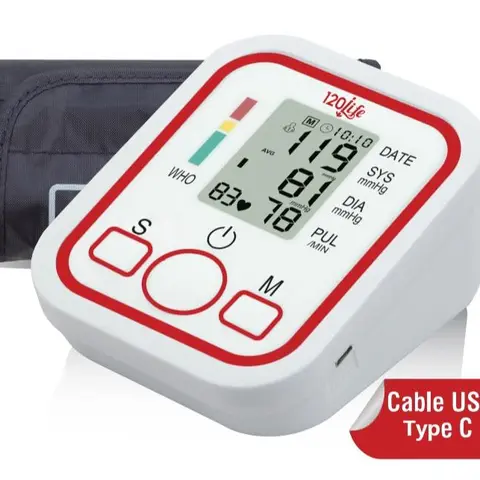 120/Life BP Monitor - Accurate Blood Pressure Tracker for Heart Health - Convenient Home Use - Kit, Healthcare