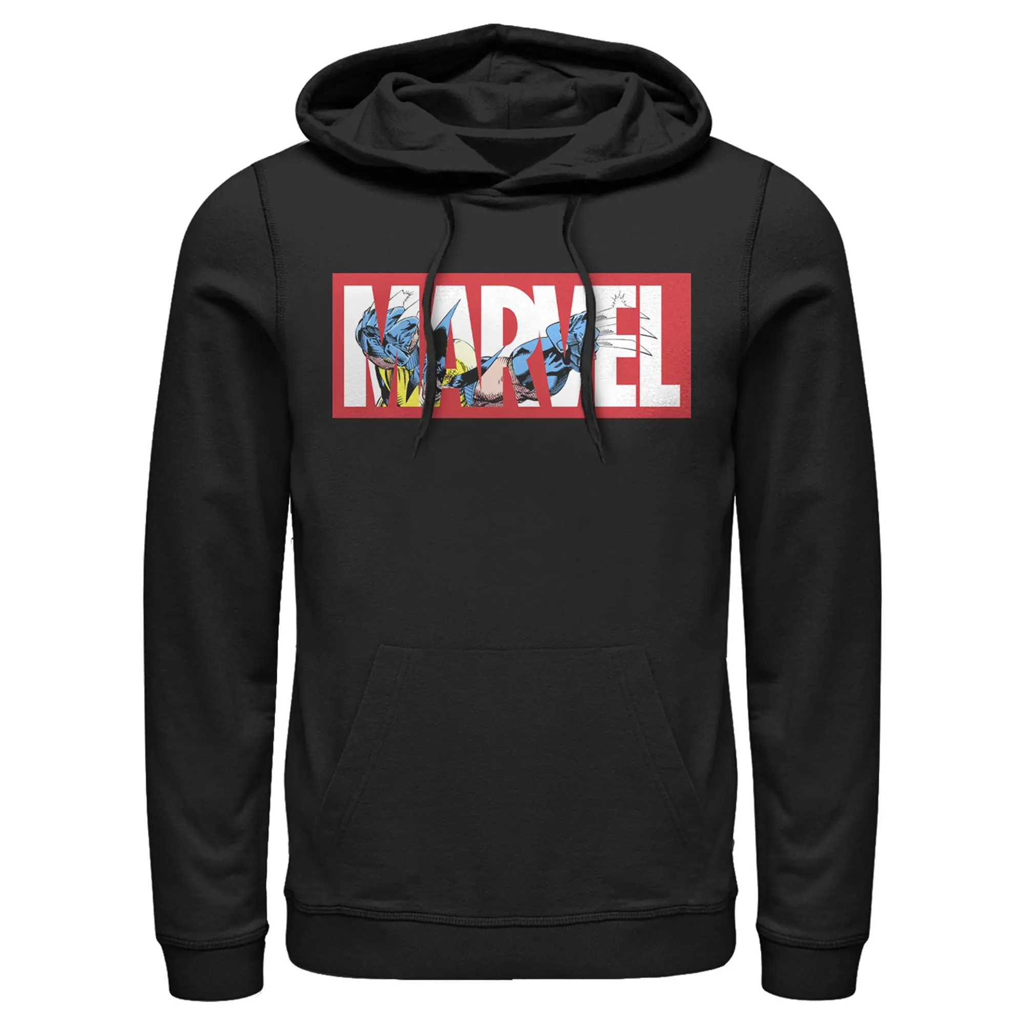 Men's Marvel Essential Wolverine Logo Pull Over Hoodie