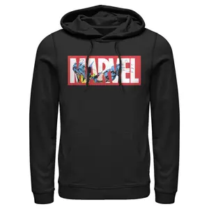 Men's Marvel Essential Wolverine Logo Pull Over Hoodie