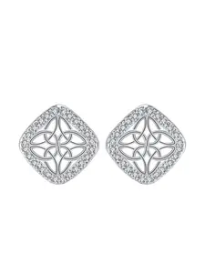 Celtic Knot Infinity Stud Earrings for Women, Hypoallergenic Piercing Studs for Sensitive Ears, Jewelry Gifts for Women Men Birthday Anniversary
