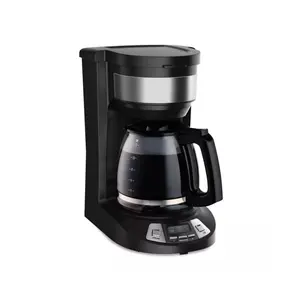 12 Cup Programmable Coffee Maker - Black,2-in-1 coffee maker brews fresh hot coffee or iced coffee Simple iced-coffee brewing.Programmable up to 24 hours in advance.