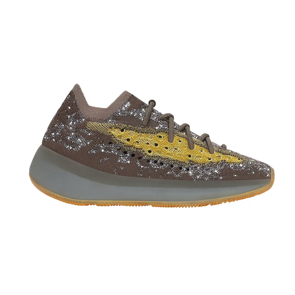 adidas Mens Yeezy Boost 380 Lace Up Sneakers Shoes Casual - Brown
