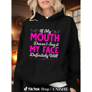 If My Mouth May Not Say It Long Sleeve Hoodie for Men and Women – Unique Statement Apparel