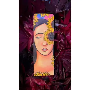 Colorful Sunflower Original Bookmark