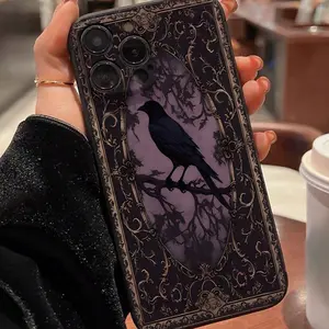 Halloween Theme Tpu Anti-Drop Phone Case for iPhone 6/7/8/x/XS/XR/XS Max/11/12/13/14/15/16 Pro Max, Perfect Gift for Women & Teens