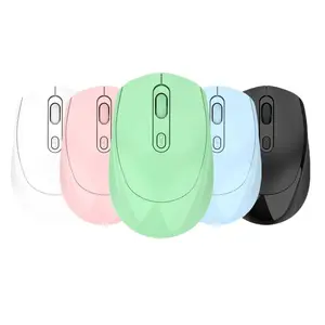 Silent wireless mouse, rechargeable dual-mode Bluetooth mouse for laptop and office use, high aesthetic value