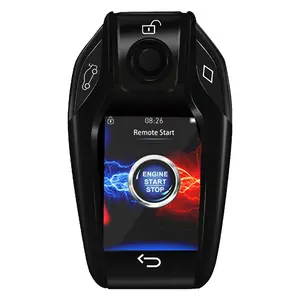 Fashionable And Cool Luxury Modified Lcd Key Fob Remote Case Auto Keyless Entry For USA Cars SUV MPV Etc Compatiable With More Brands Engine Start Vehicle