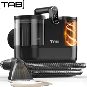 TAB R6 Steam Carpet Cleaner Machine 212℉ Steam 18KPa Suction Portable Upholstery Spot Cleaner for Pets Car Couch Self-Cleaning R6 Steam Cleaners High-Pressure Handheld