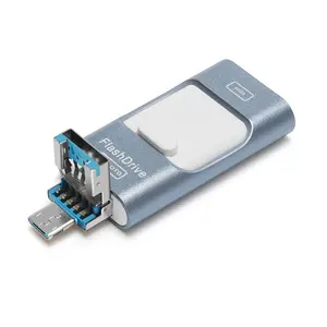 Usb3.0 High-Speed Flash Drive, 3-In-1 Portable Memory Stick with Type-C Adapter, Compatible with Android and PC, Mobile Accessories