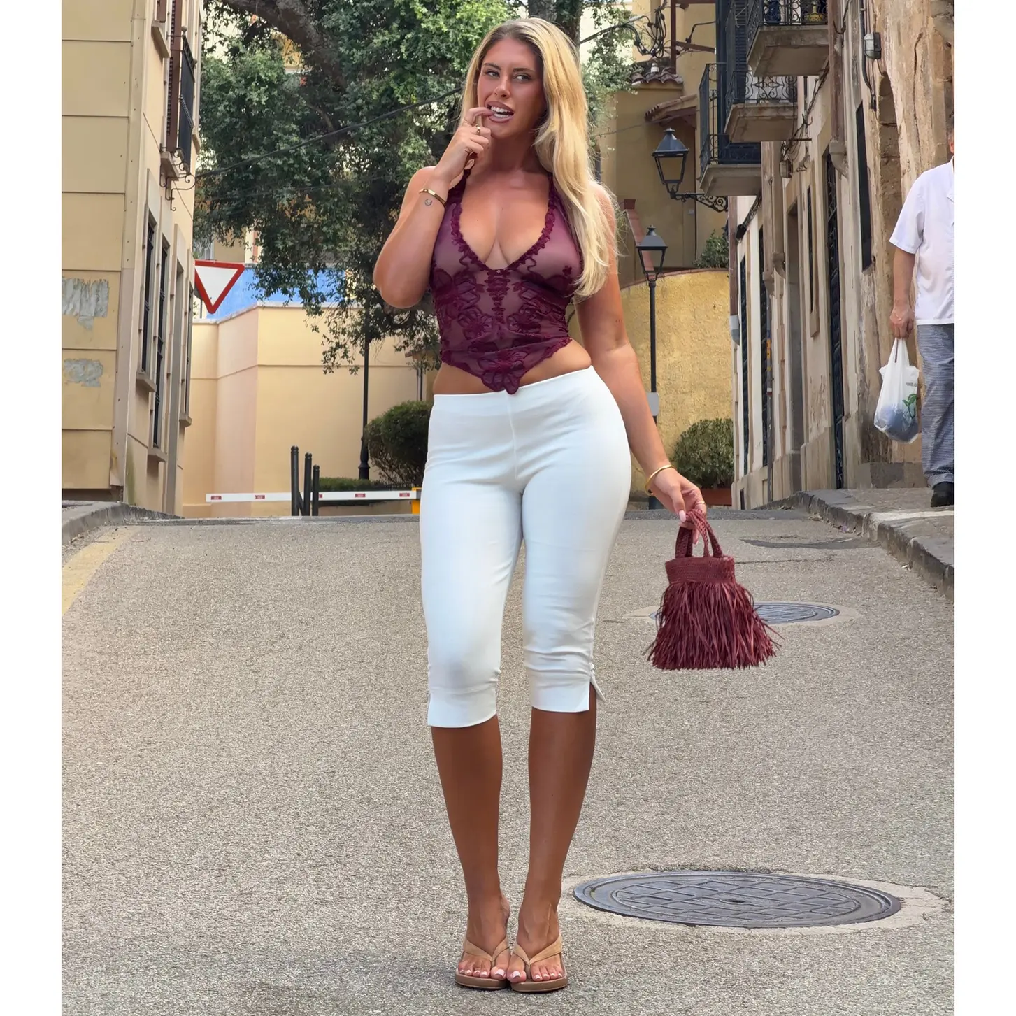 Plans Secured Ponte Capri Pants Plans Secured Ponte Capri Pants
