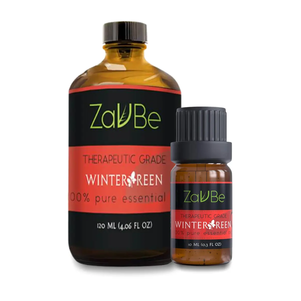ZAVBE 10ml Wintergreen Essential Oil - 100% Pure, Undiluted, Natural Therapeutic Grade, High-Quality Bottles, UV Resistant for Aromatherapy, Health & Wellness, 36 Months Shelf Life, Single Item for Adult Use