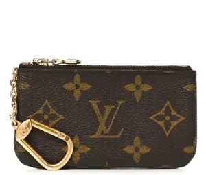 Pre-owned Louis Vuitton pvc Clutches & Wristlets Monogram Key Pouch 4000028444004