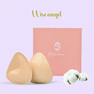 Wise Angel Sticky Bra Invisible Lift，Invisible Sticky Push Up Bra，lightweight, womenswear,Lift Sticky Bra No Straps，Reusable Adhesive Sticky Bra，For lingerie, bikinis, wedding dresses & formal gowns Seamless