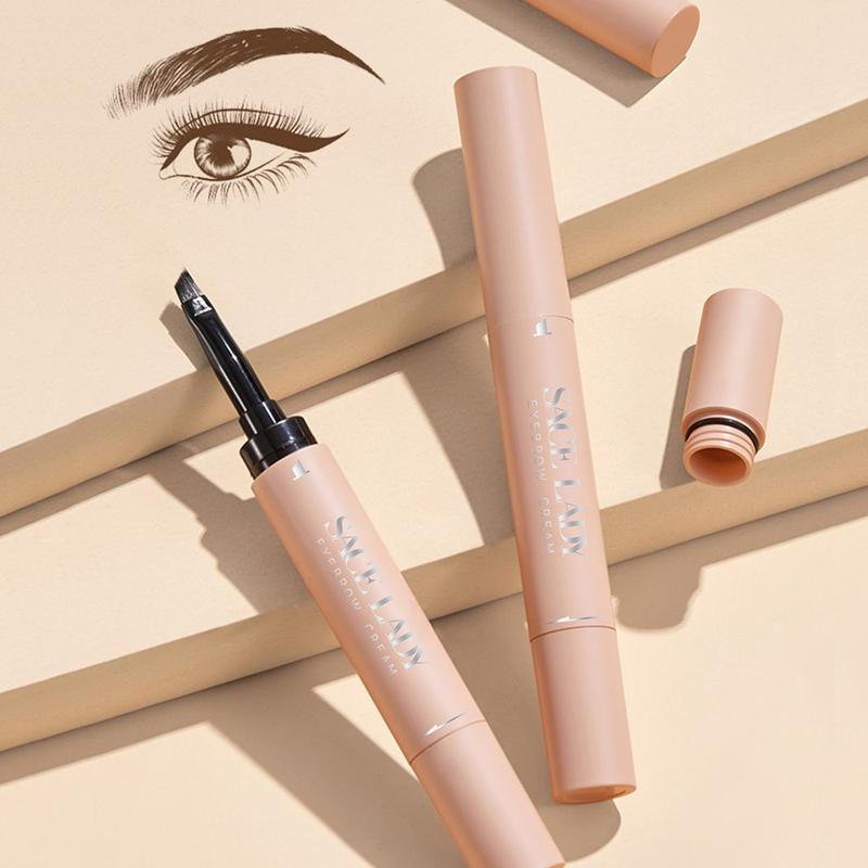 SACE LADY Eyebrow Cream,Long Lasting & Waterproof Tinted Gel Corrector with Brush 2 in 1 Eye Makeup, Pigmented Intense Brow Color Powder Cream