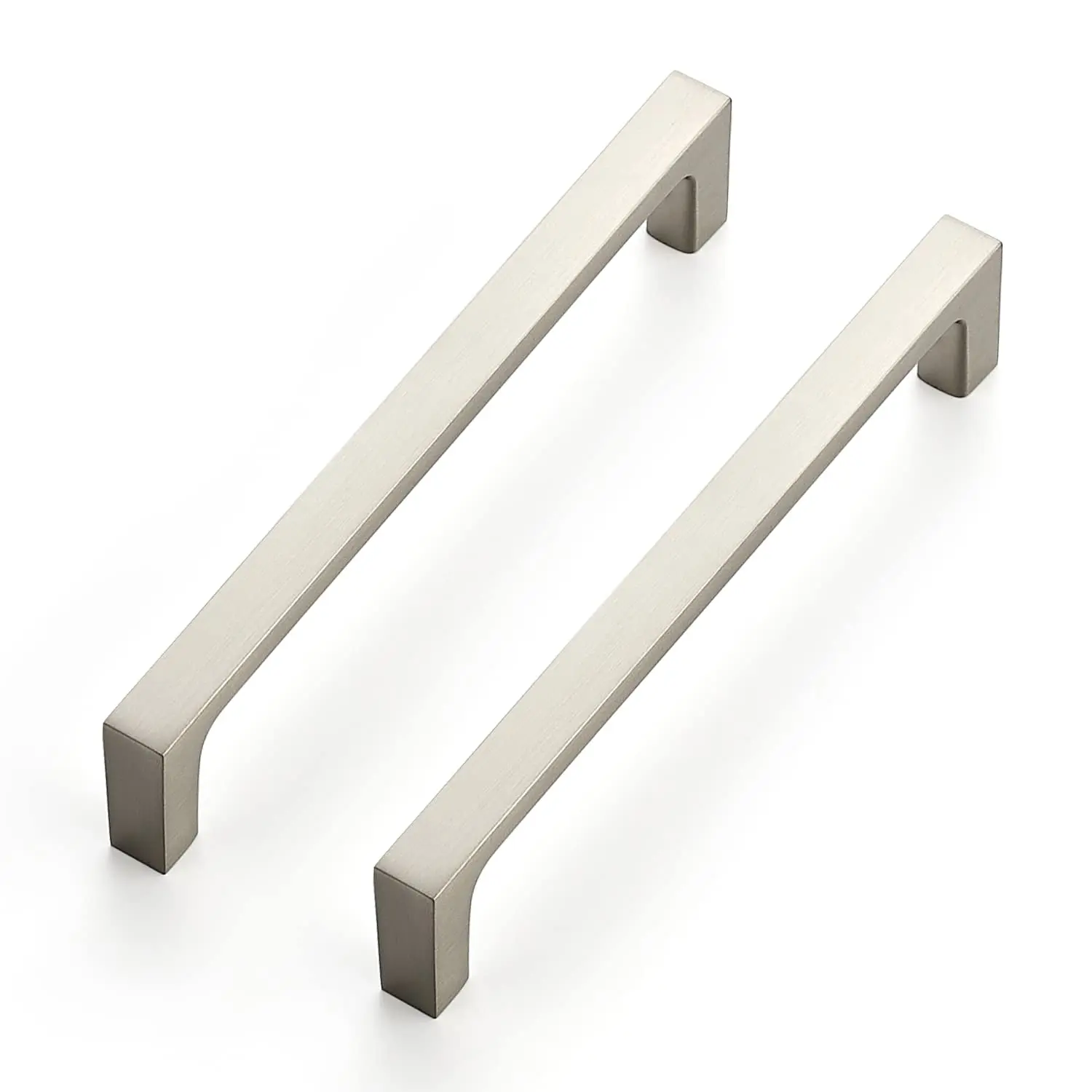 Ravinte Solid Kitchen Square Cabinet Handles Brushed Nickel Cabinet Pulls Drawer Pulls Kitchen Cabinet Hardware Kitchen Handles