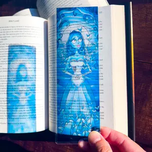 Corpse Bride Stained Glass Bookmarks, (Transparent Bookmark, Fantasy Book Reader Gift)