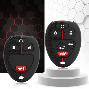Silicone Car-Styling Key Case Cover Proctetor For Buick GMC Chevrolet Cadillac Pontiac Saturn Key
