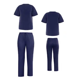 Beverly Hills Unisex Plus Size Scrub Set