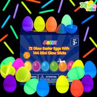 72Pcs Eggs Glow in the Dark