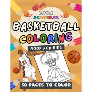 Basketball Coloring Book For Kids: 50 Unique Basketball Facts and Colouring Pages For Kids To Learn and Create (Sports Coloring Book For Kids) Paperback – June 15, 2023
