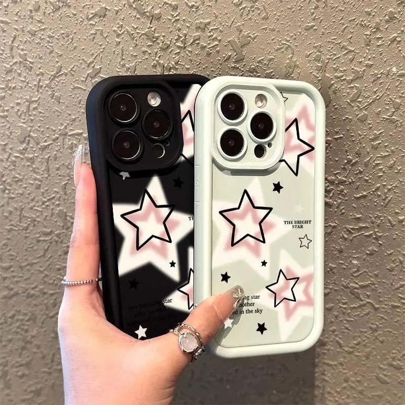 English Stars Phone Case For iPhone 15 Pro Max 14 11 13 Mini 12 XR 8 7 6 6S Plus X XS 5 5S SE Shockproof Silicone Cover