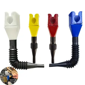 Retractable Funnel with Flexible Hose and Filter – Multi-Purpose Refueling & Fluid Transfer Tool for Oil, Gasoline, Coolant |   For Cars, Motorcycles & Engines