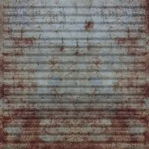 From Plain To Beautiful In Hours Ridged Metal - Corrugated 2 ft. x 2 ft. PVC Lay-in Faux Tin Ceiling Tile - #261 - (Pack of 25) / 100 sqft