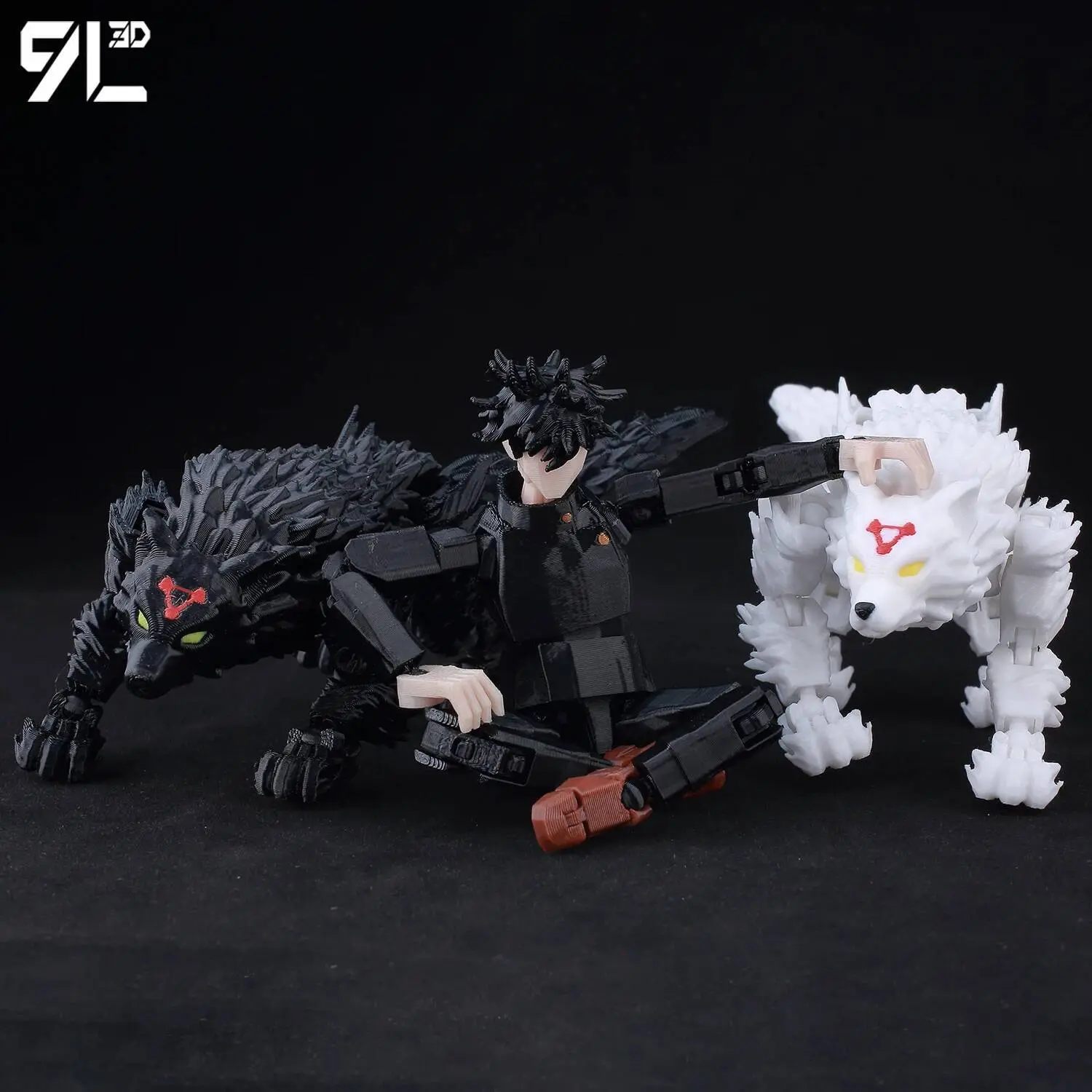 9LToyWodu Printed T13 LUCKY13 Nanami Kento Poseable Figure JJK
