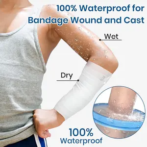 Waterproof Cast Covers for Shower Child Arm Cast Cover,Reusable Full Arm Cast Protector for Shower Kids Soft Comfortable Cover Keep Wounds Dry Bath Bandage Broken Hand Wrist Finger Arm Wound Cover