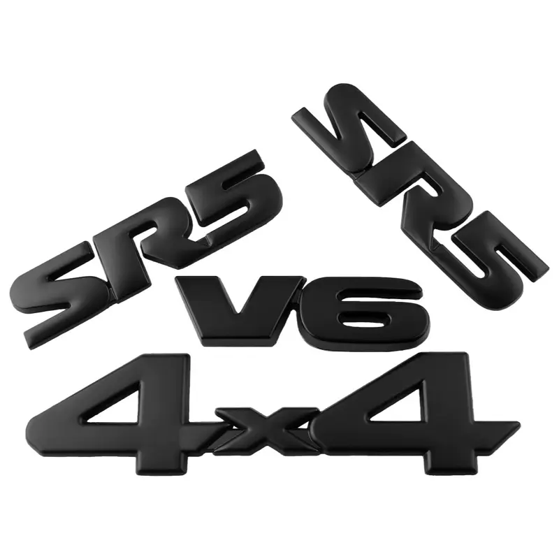 SR5 V6 4X4 Emblems 4 pcs  set emblems