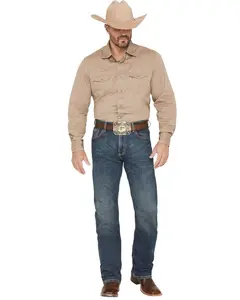 Wrangler Men's Retro Layton Medium Wash Low Rise Slim Bootcut Jeans - Wlt77ly