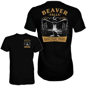 Beaver Falls Cotton Tees Dark Humor shirts dirty joke shirts funny tshirt graphic tees Classic Cotton Menswear Top Unisex Classy Print Short