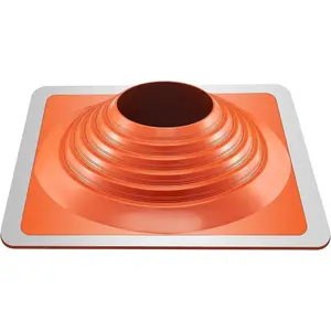 VEVOR 2 Pcs Roof Pipe Flashing Boots, Fit Pipe OD 6-3/4 to 14, Flexible EDPM Roofing Jack Pipe Flashing, High Temp -67 to 212, Endurable Metal Base, for Chimney, Wood Stove Outdoor Vent PipesVEVOR Super Brand Day