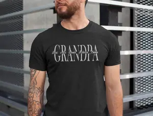 Custom Grandpa Shirt, Father's Day Tshirt, Father's Day Grandpa Gift Tshirt, Personalized Grandpa Tee, Grandpa Shirt With Kids Names Tee